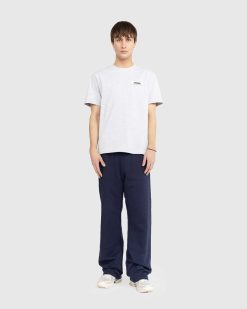 JACQUEMUS Le T-Shirt Gros Grain Gris | T-Shirts