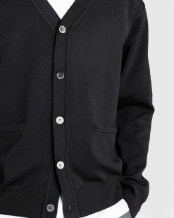 Highsnobiety HS05 Cardigan En Maille Poly Noir | Tricots