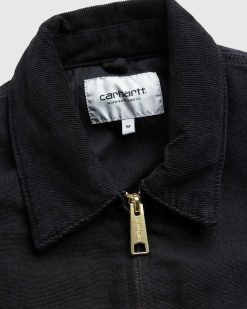 Carhartt WIP Veste Detroit Noir/Toile Vieillie | Vetements D'Exterieur