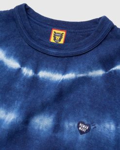 Human Made T-Shirt Teint Indigo Ningen-Sei #1 Bleu | T-Shirts