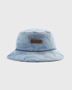 Acne Studios Bob Rembourre En Denim Bleu | Chapeaux