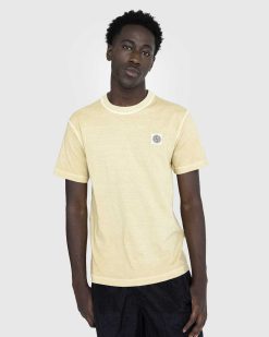 Stone Island T-Shirt Fissato Beige Naturel | T-Shirts