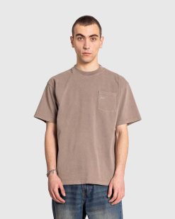 Patta T-Shirt Basique A Poche Bois Flotte | T-Shirts