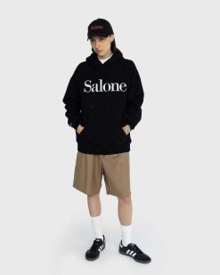 Salone del Mobile Sweat A Capuche Logo Noir | Sueurs