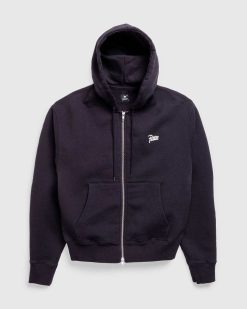 Patta Pull A Capuche Zippe Classique Noir | Sueurs