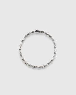 Hatton Labs Bracelet Tennis Marguerite Argent | Bijoux