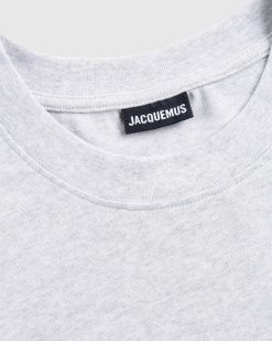 JACQUEMUS Le T-Shirt Gros Grain Gris | T-Shirts