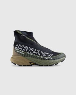 Merrell Agility Peak 5 Zero Gore-Tex Noir/Avocat | Baskets De Randonnee