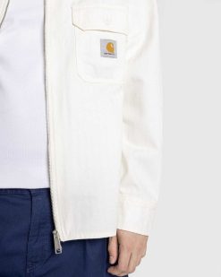 Carhartt WIP Veste-Chemise Rainer Blanc Casse/Rincee | Chemises