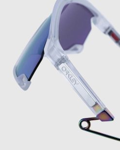 Oakley Bxtr Metal Mat Transparent/Prizm Violet | Des Lunettes De Soleil