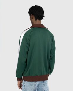 Stockholm Surfboard Club Haut De Survetement Vert Automne | Vetements D'Exterieur