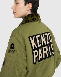 Kenzo Blouson Bomber Vert | Vetements D'Exterieur