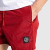 Stone Island Short De Bain Compass Rouge | Maillots De Bain