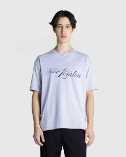 Highsnobiety T-Shirt Logo Script Gris | T-Shirts