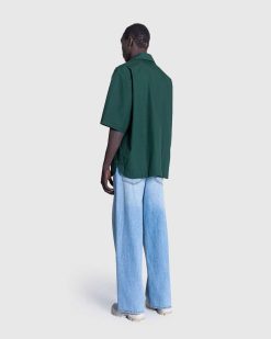 JACQUEMUS Le Haut Polo Vert Fonce | Chemises