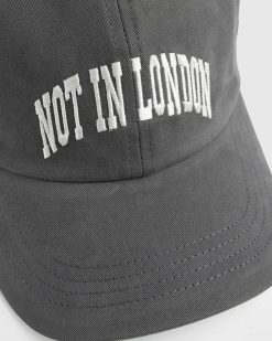 Highsnobiety Casquette Not In London Gris Fonce | Chapeaux