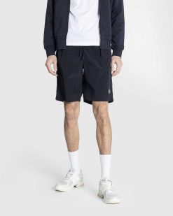 Stone Island Short De Bain Nylon Metal Bleu Marine | Shorts