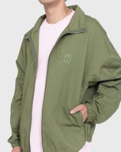 NTS Veste De Survetement En Nylon Brosse Vert | Vetements D'Exterieur