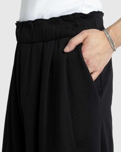 Dries van Noten Pantalon Hama En Jersey De Coton Noir | Pantalon