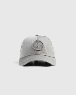 Stone Island Casquette A Six Panneaux Beige Naturel | Chapeaux