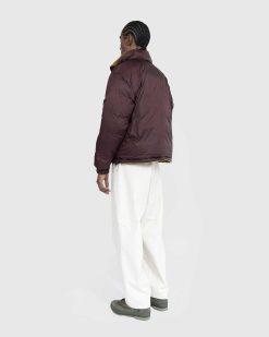 The North Face 92 Veste Nuptse Reversible Mousse Soufre/Marron Charbon | Vetements D'Exterieur