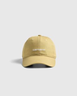 Carhartt WIP Casquette Canvas Script Agate/Blanc | Chapeaux