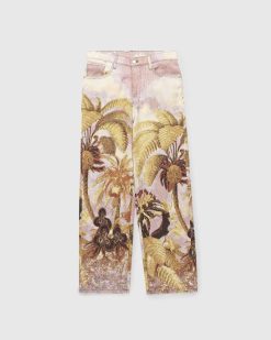 Dries van Noten Pantalon Pin Rose | Pantalon