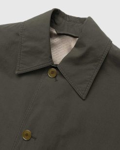 Acne Studios Trench-Coat Olive Fonce | Vetements D'Exterieur