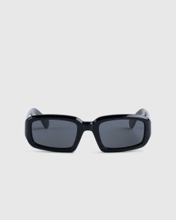 Port Tanger Mektoub Acetate Noir/Verres Noirs | Des Lunettes De Soleil