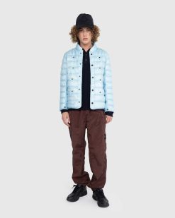 Stone Island Doudoune David-Tc Marron/Bleu | Vetements D'Exterieur