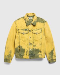 Dries van Noten Veste En Jean Vuskin Citron Vert | Vetements D'Exterieur