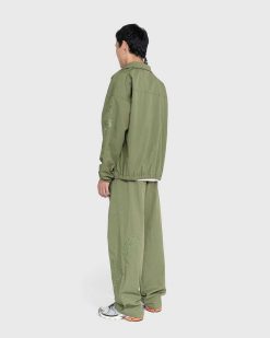 NTS Veste De Survetement En Nylon Brosse Vert | Vetements D'Exterieur