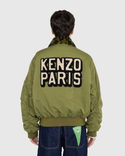 Kenzo Blouson Bomber Vert | Vetements D'Exterieur