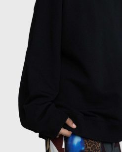 Dries van Noten Hax Crewneck Noir | Sueurs