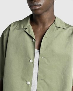 Highsnobiety HS05 Chemise Brossee A Manches Courtes Vert | Chemises