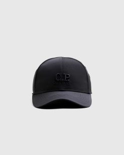 C.P. Company Casquette De Baseball Noire | Chapeaux