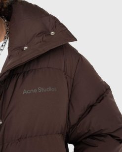 Acne Studios Doudoune Marron Cafe | Vetements D'Exterieur