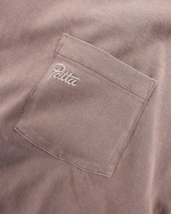 Patta T-Shirt Basique A Poche Bois Flotte | T-Shirts