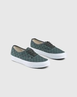 Vans Ua Og Authentic Lx Vault Damier Vert | Baskets