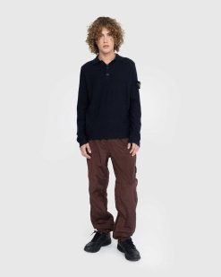 Stone Island Pantalon Metallique Nylon Marron | Pantalon