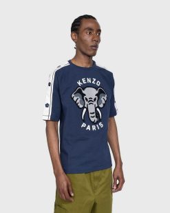 Kenzo Kenzo Elephant T-Shirt Ajuste Bleu Nuit | T-Shirts