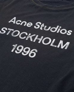 Acne Studios T-Shirt Logo Noir | T-Shirts