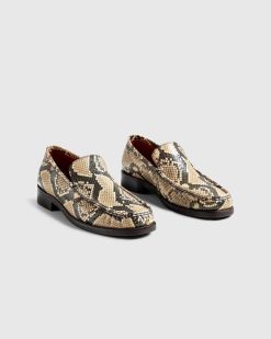 Acne Studios Mocassins En Cuir Beige | Baskets