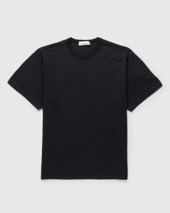 Stone Island T-Shirt A Logo Teint En Piece Noir | T-Shirts