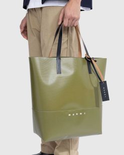 Marni Sac Cabas Vert Olive | Sacs