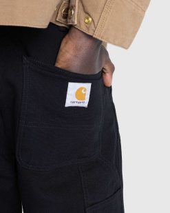 Carhartt WIP Pantalon A Genou Simple Noir/Rince | Pantalon