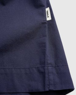 Tekla Chemise De Pyjama En Popeline True Navy | Sous-Vetement