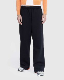 Acne Studios Pantalon De Survetement En Coton Noir | Pantalon