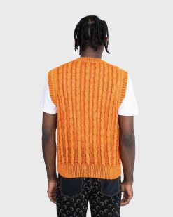 AGR Gilet En Mohair Torsade Creatif | Tricots