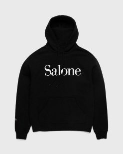 Salone del Mobile Sweat A Capuche Logo Noir | Sueurs